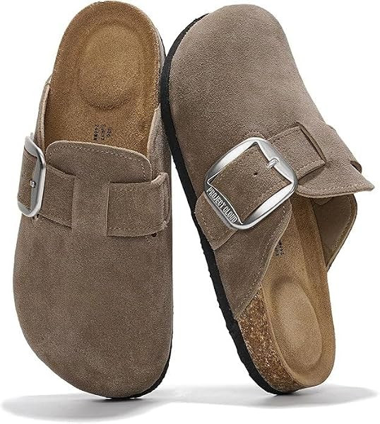 Project Cloud 100% Genuine Leather Clogs for Women Fall Shoes for Women | Amazon (US)