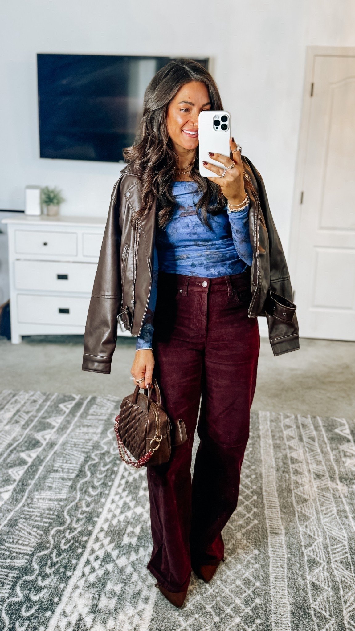 Casual date night look-my top is under &13 for cyber monday!! In my true size

#LTKFindsUnder50 #LTKSaleAlert #LTKCyberWeek