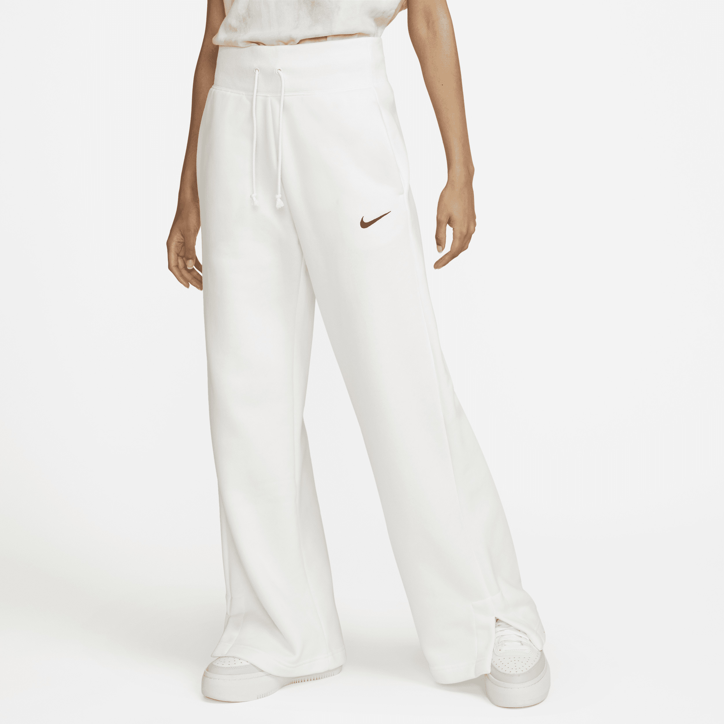 Women's Nike Sportswear Phoenix Fleece High-Waisted Wide-Leg Sweatpants in White, Size: 2XL | DQ5615 | Nike (US)