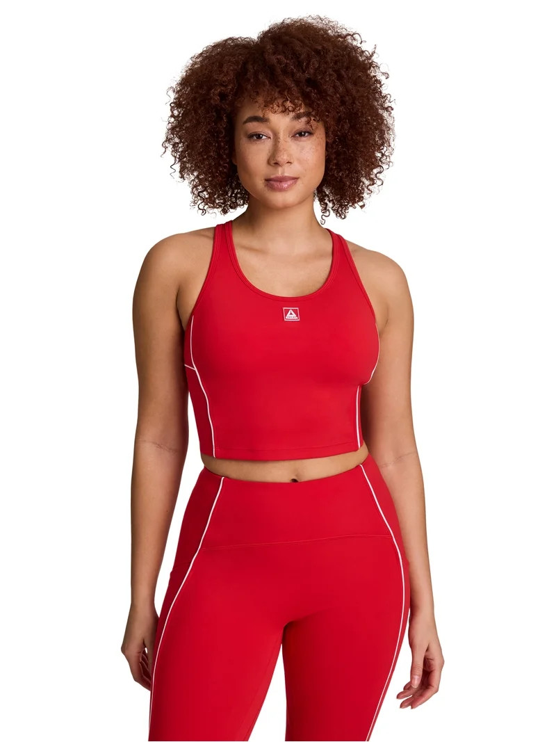 Reebok Women's Team Player Cropped Bra Tank with Removable Cups | Walmart (US)