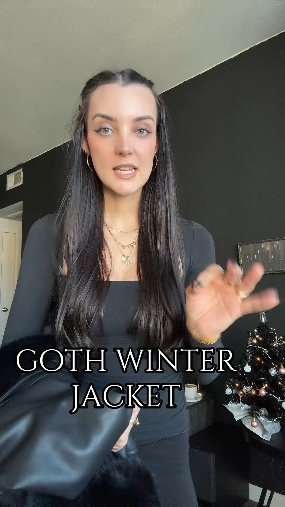 this gothic winter jacket from last year is still my favorite 🖤 

#LTKHoliday