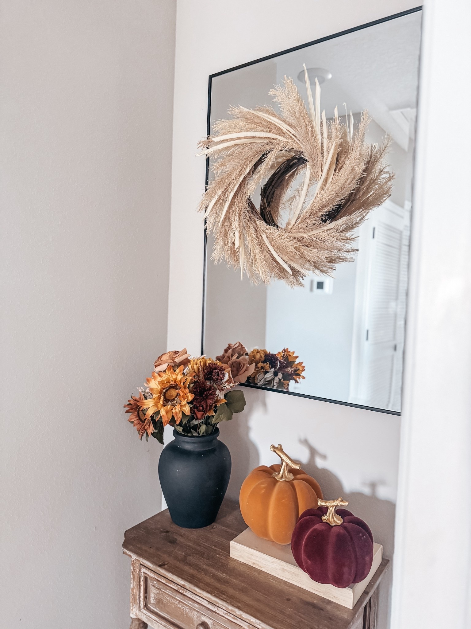 Mirrors + wreaths are such a winning combo ✨ I found these Amazon hooks that hold them in place with no nails, no sticky mess, and no damage — and they make cleaning mirrors so much easier too.

Right now they’re on a limited-time deal: a 3-pack for under $10 🍂 Such an easy little hack for fall decorating (and every season after).

#FallDecor #AmazonHome #WreathHack #HomeDecorHacks #SeasonalDecor #WreathLovers #WindowDecor #MirrorWreat

#LTKFindsUnder50 #LTKSeasonal #LTKHome