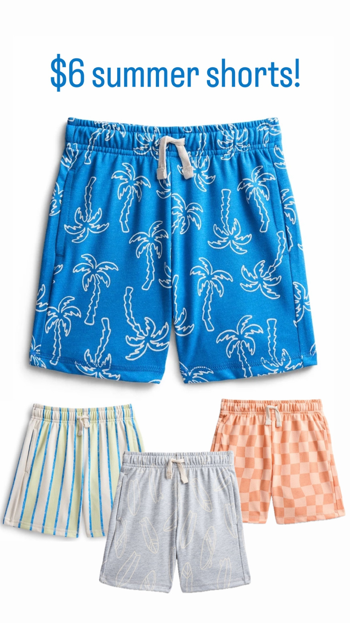 $6.98 summer shorts for your little guy to run around in all season long!

#LTKootd #LTKSaleAlert #LTKU