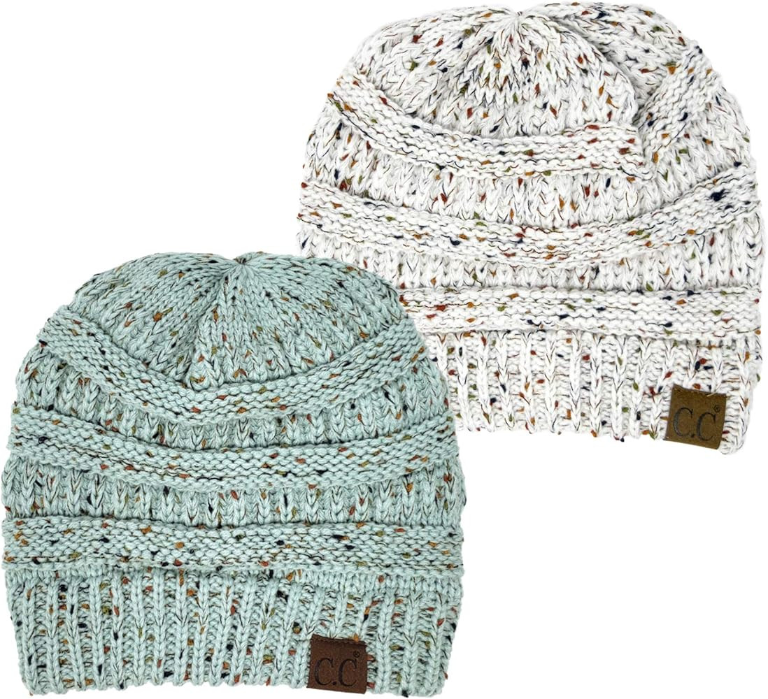 Funky Junque Confetti Knit Beanie - Thick Soft Warm Winter Hat - Unisex | Amazon (CA)