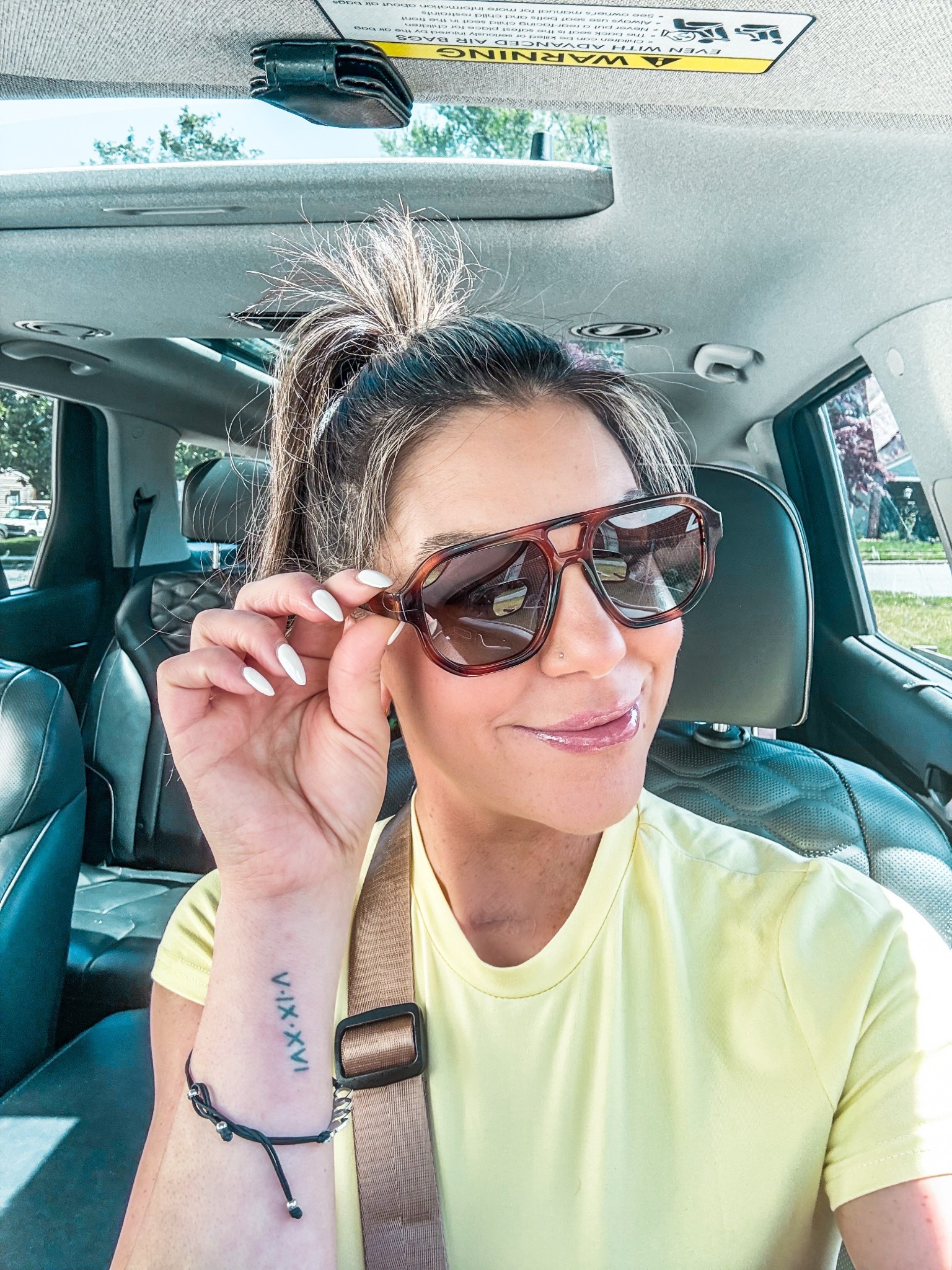 Summer Outfit!! 
An outfit isn't complete without a cute pair of trending sunglasses!💁🏻‍♀️
On sale now and under $10!!

#LTKSaleAlert #LTKStyleTip #LTKFindsUnder50