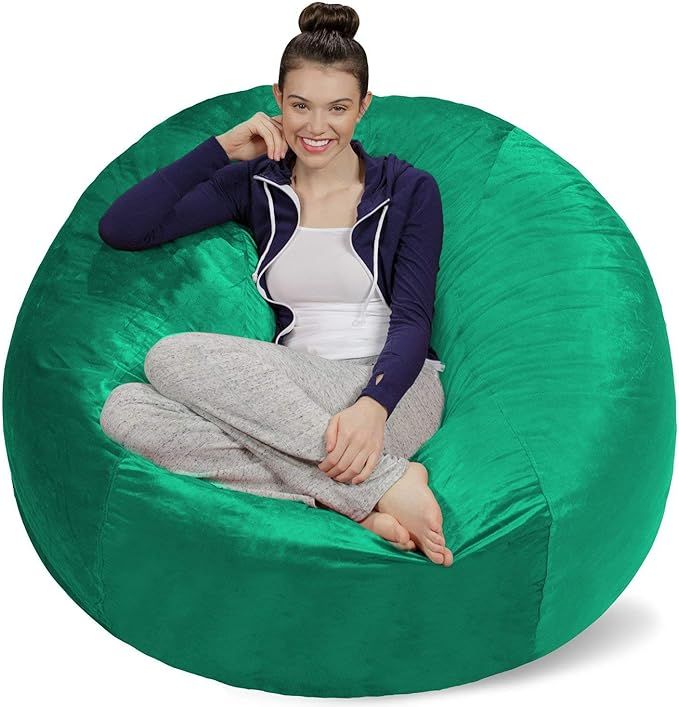 Sofa Sack - Plush Ultra Soft Bean Bags Chairs for Kids, Teens, Adults - Memory Foam Beanless Bag ... | Amazon (US)