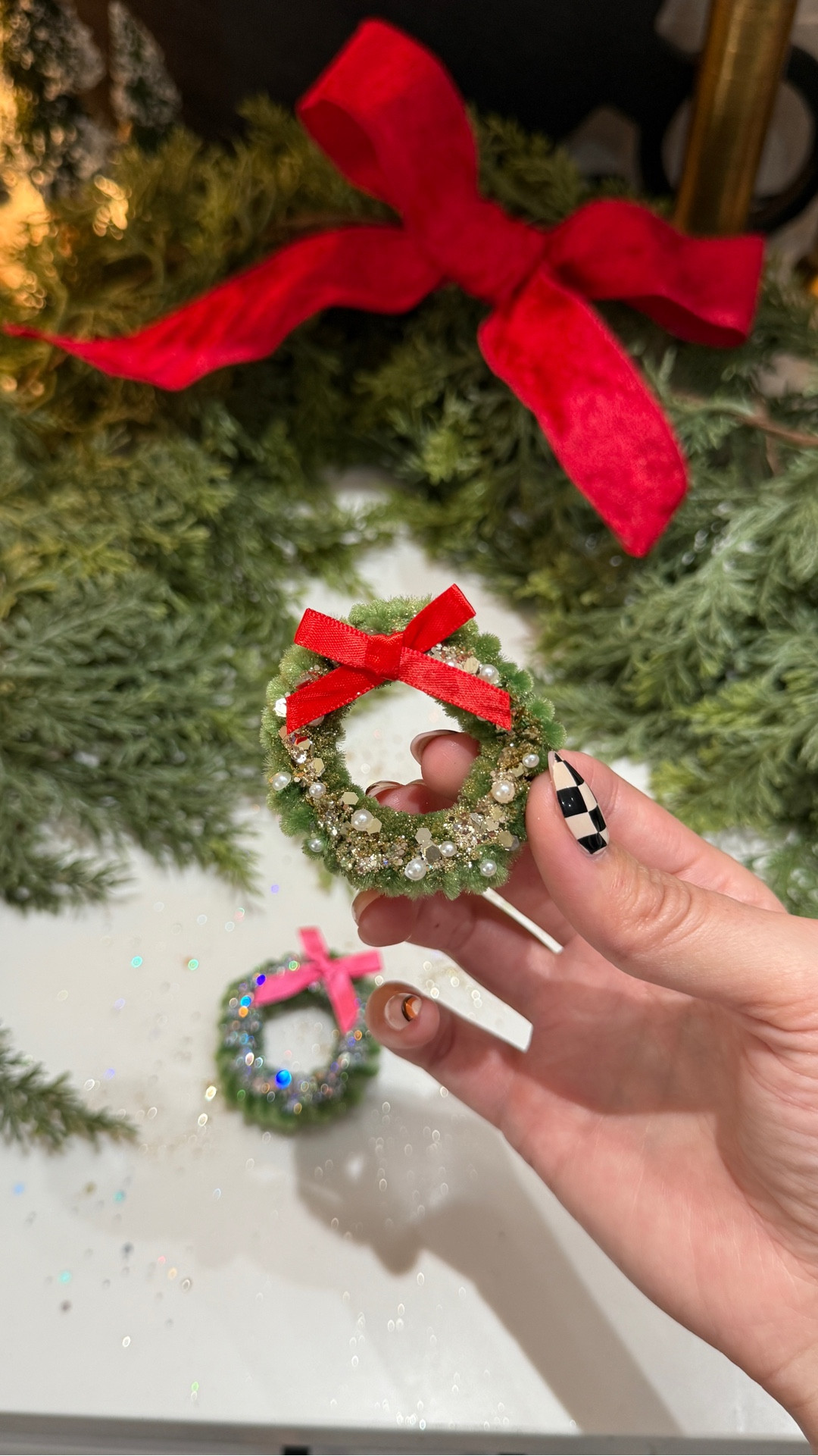 DIY Mini Wreath Magnets, perfect for your next girls night craft or craft with the kids.
#LTKChristmas #ChristmasCrafts

#LTKHoliday #LTKSeasonal
