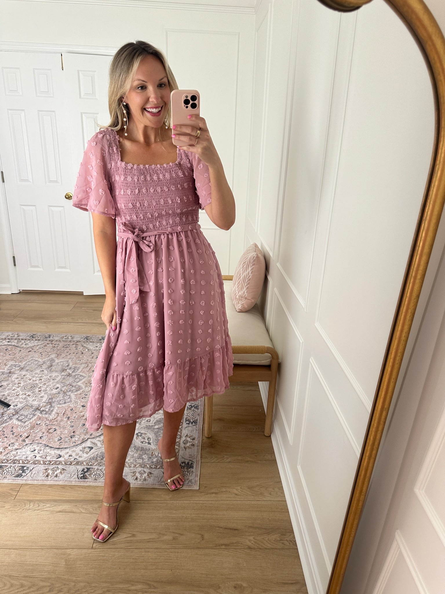 Flowy Swiss dot details - summer event dress- wearing a med 

#LTKFindsUnder50 #LTKSeasonal #LTKMidsize