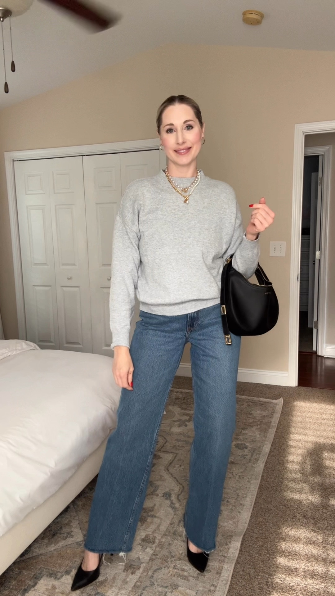 Minimalist outfit, fall outfit, elevated casual