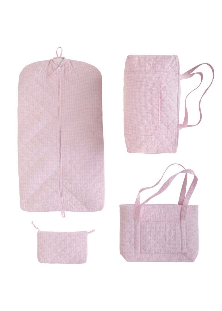 Quilted Luggage - Light Pink | Little English