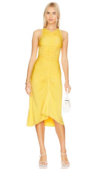 Graeva Midi Dress in Cornsilk Yellow | Revolve Clothing (Global)
