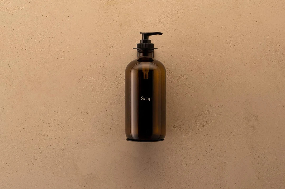 Single Wall Mounted Soap Dispenser Luxury Bottle Holder Bracket - Etsy | Etsy (US)