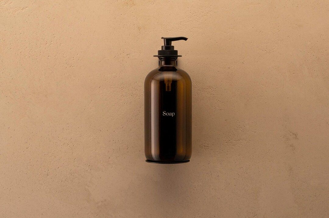 Single Wall Mounted Soap Dispenser Luxury Bottle Holder Bracket - Etsy | Etsy (US)