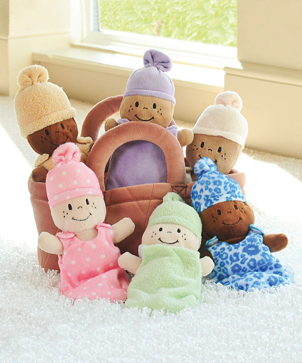 Constructive Playthings Dolls - Basket of Babies | Zulily