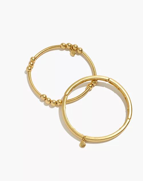 Two-Pack Stretch Bangle Set | Madewell