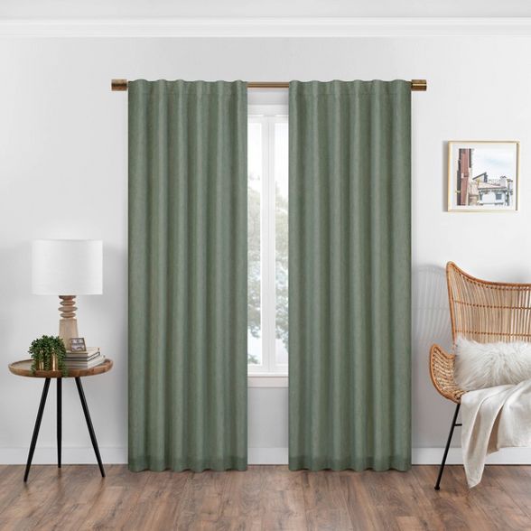 Nora Solid Absolute Zero Blackout Curtain Panel - Eclipse | Target
