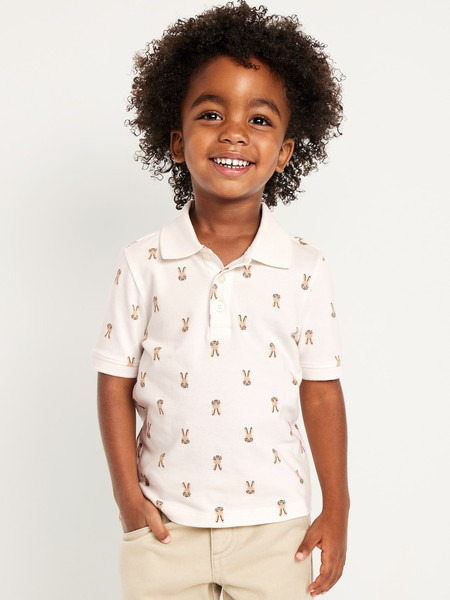Short-Sleeve Pique Polo Shirt for Toddler Boys | Old Navy (US)
