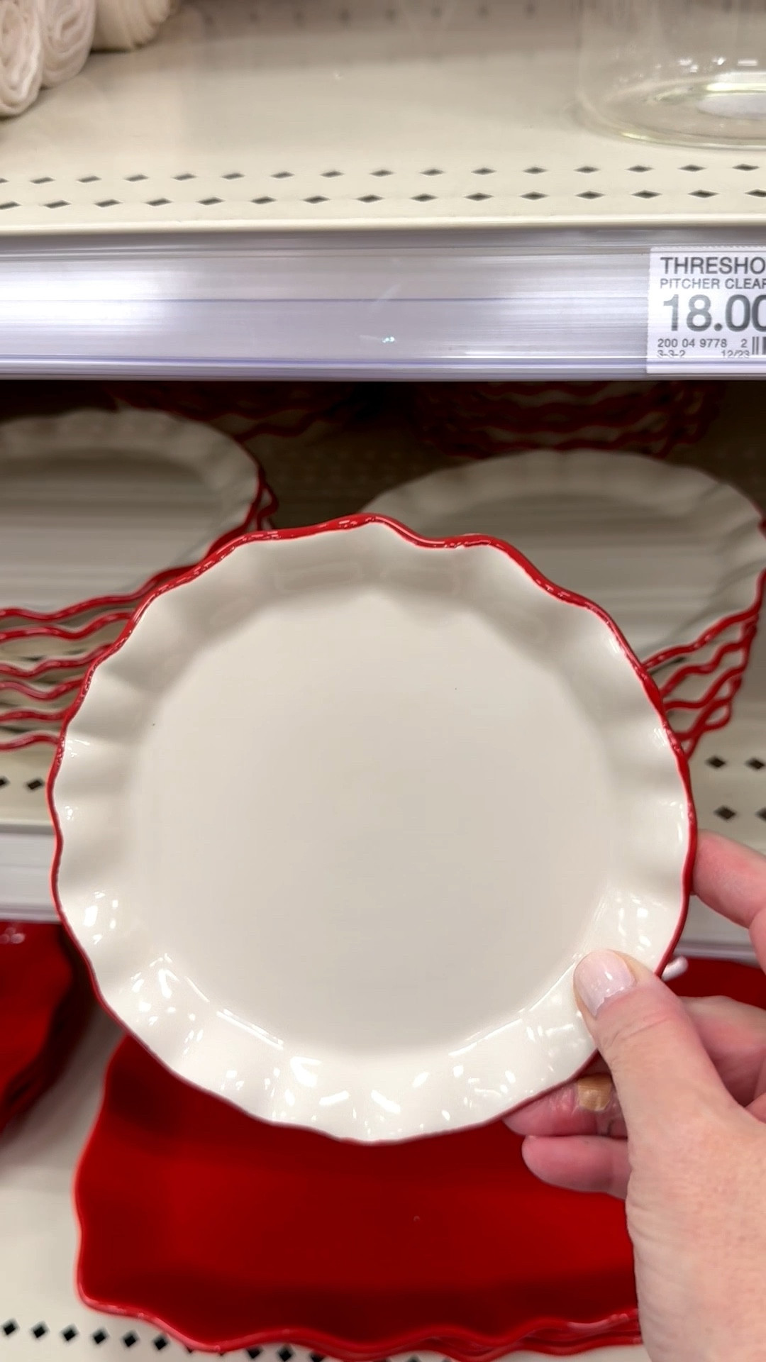 These are the sweetest little appetizer plates with a scalloped edge. They’re white stoneware and a red line running around the scallops/ruffles. They’re perfect for a Valentines snack afterschool, a Galentines Day happy hour, plant dish, oversized coaster, or as a candle dish.

And if you’re a mosaic artist, these would make fun substrates for your tile work. For mosaic tips, tutorials + inspiration please visit my YouTube channel: YouTube.com/julieweilbacher. Follow @julieweilbacher on Instagram for all things mosaic art.

#valentinesday #galentinesday #scallopplate #valentinesdaydecor #valentinesdayparty #target #appetizerplates #smallbitesplates #mosaic #ruffleedgeplate #scallopedgeplate

#LTKSeasonal #LTKHome #LTKFindsUnder50