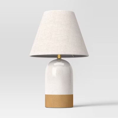 Ceramic Table Lamp Cream/Tan - Room Essentials™ | Target
