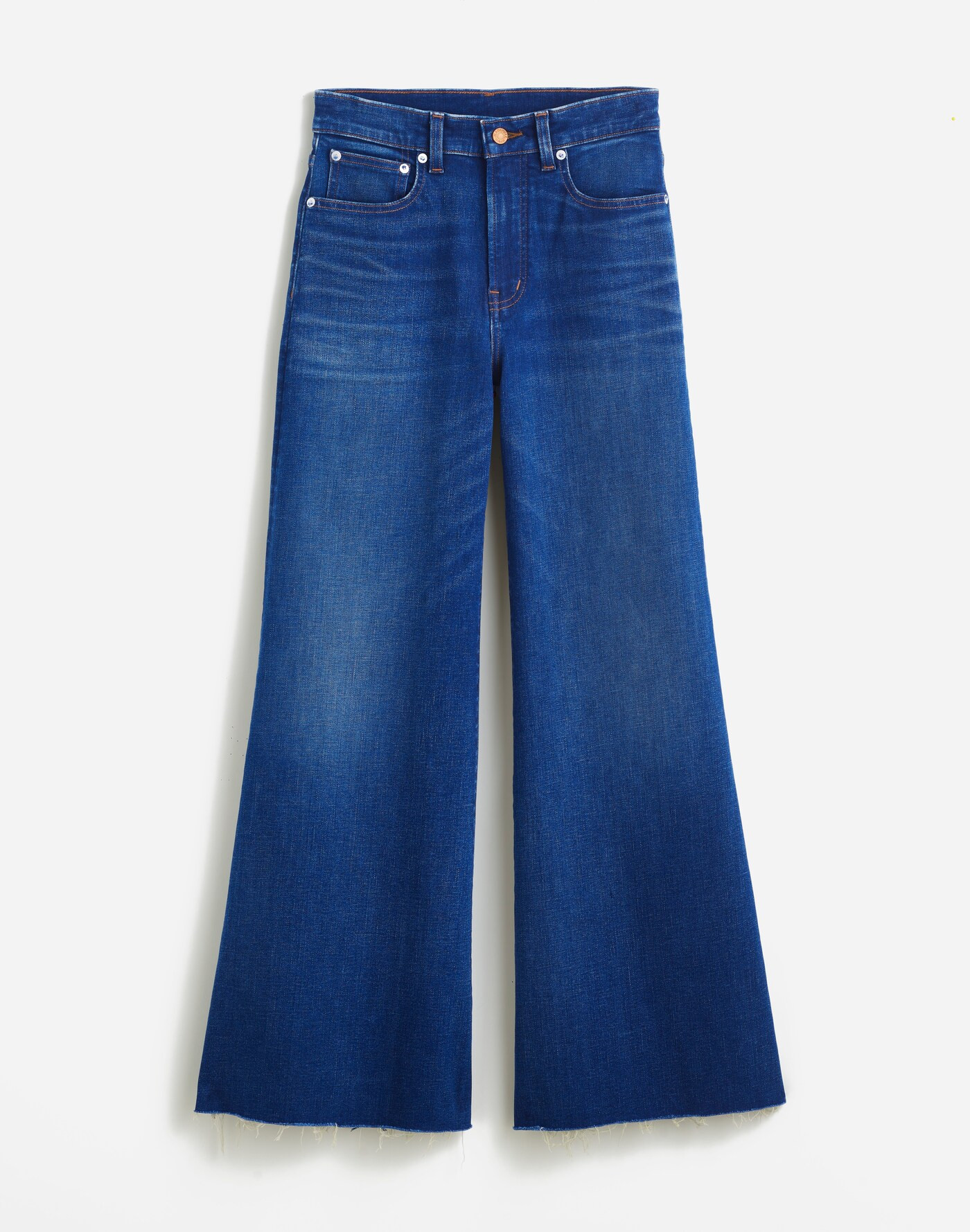 Flared Wide-Leg Jeans in Pelion Wash | Madewell