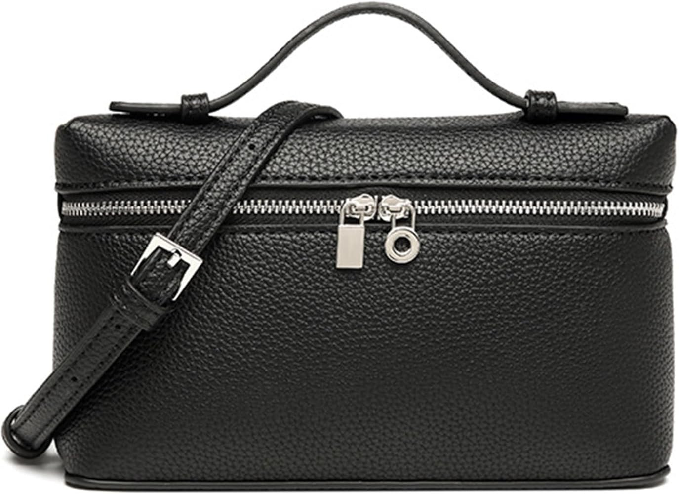 Shoulder Bag for Women Vegan Leather Hobo Bags Clutch Purse Tote HandBags Saddle Row Bag with Rem... | Amazon (US)