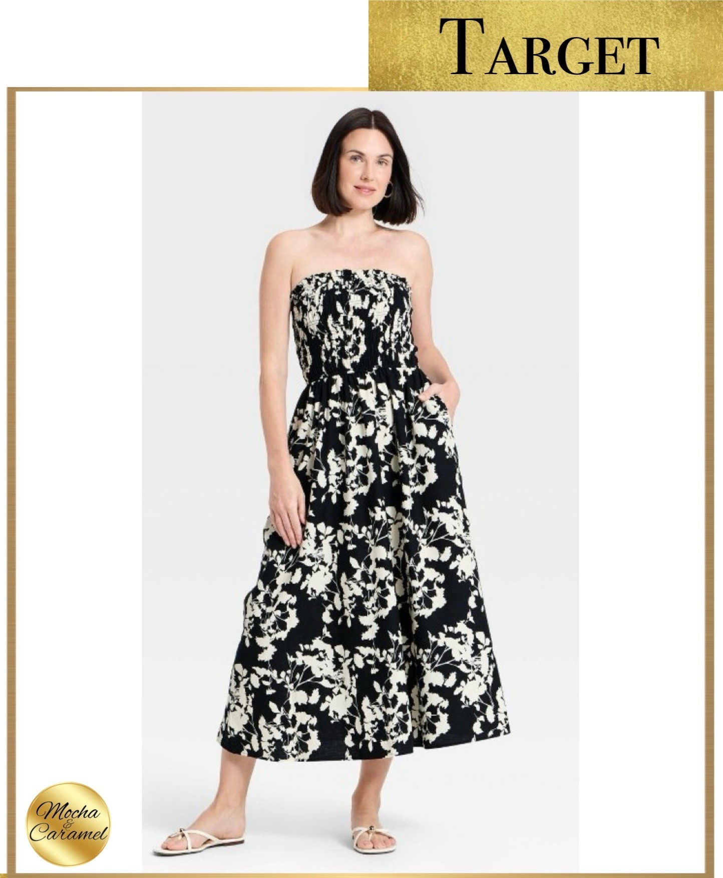 Target • Women's Smocked Maxi Dress - A New Day

#LTKootd #LTKSaleAlert #LTKSeasonal