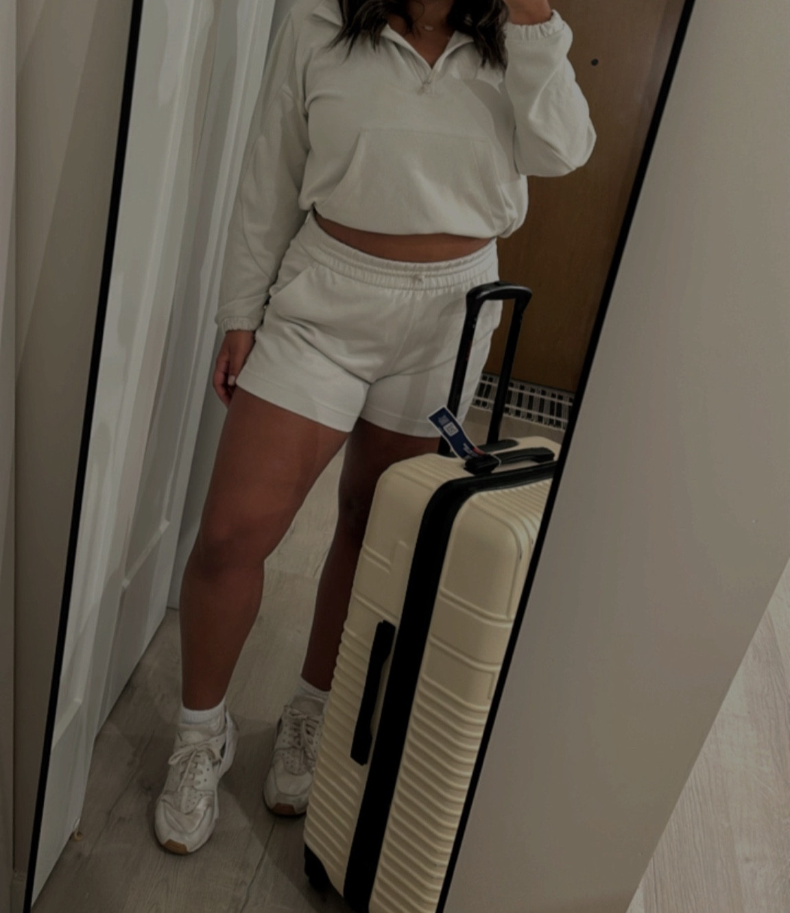 latest airport fit!! Needed something versatile for Denver. They don’t have this top anymore but I linked ones similar! However I will say carry a tide to go pen with this lol. So comfy!! 

#LTKFitness #LTKActive #LTKTravel
