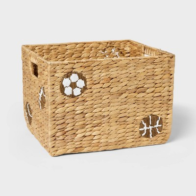 Kids' Natural Woven Square Basket - Pillowfort™ | Target