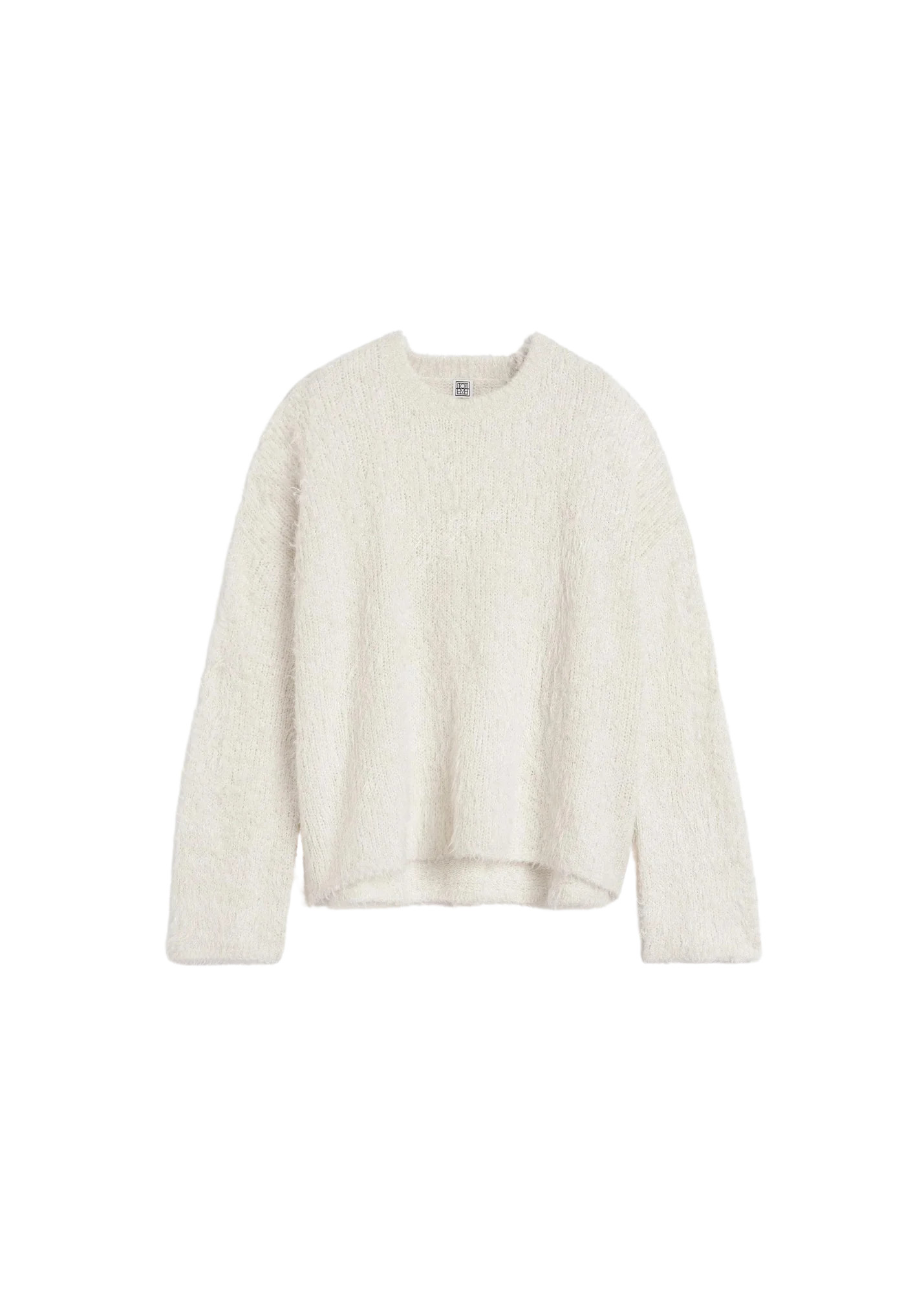 Boxy Silk Knit in Cream | MODISTE