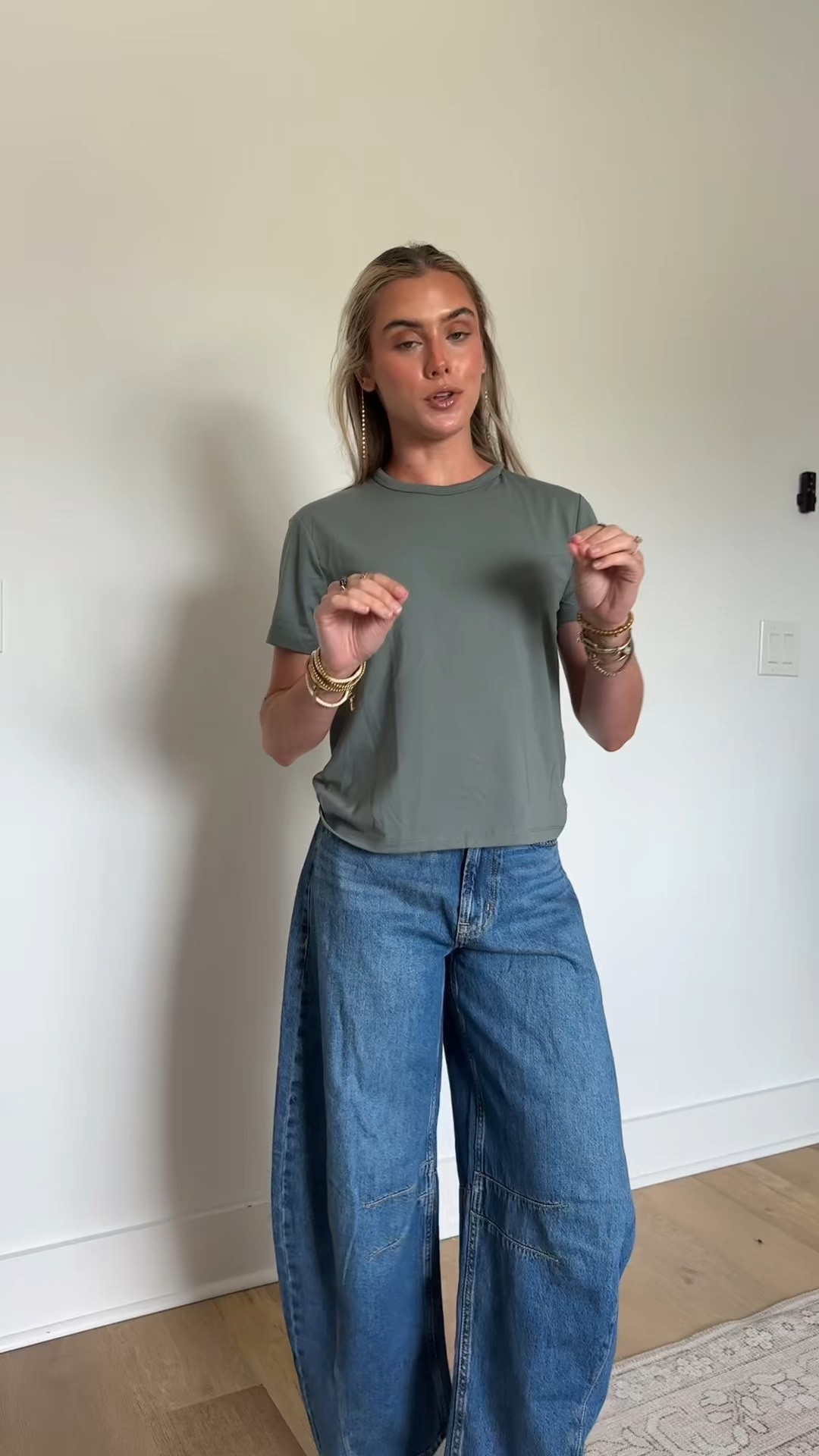 Cuts clothing size xs almost Fridays tee (code is SLOANEV) Ready for anything. A classic fit tee for that extra push to cross this week’s finish line. Perfectly pairs with your favorite jeans and sneakers for a “get shit done” day. Or pair it with your go-to sweats and slides for a comfy but polished off-duty look

#LTKootd #LTKSaleAlert #LTKdayinmylife