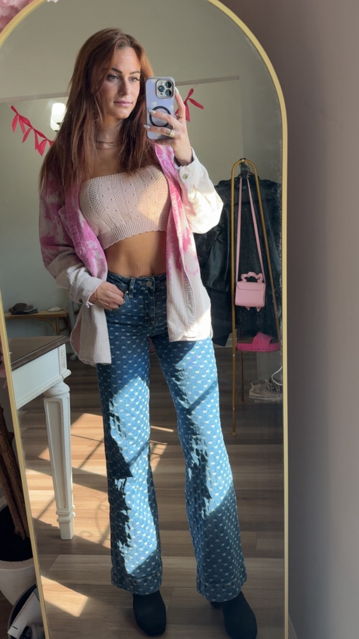 These jeans are everything! Feeling very pink today 🩷

#LTKdayinmylife #LTKootd #LTKValentine