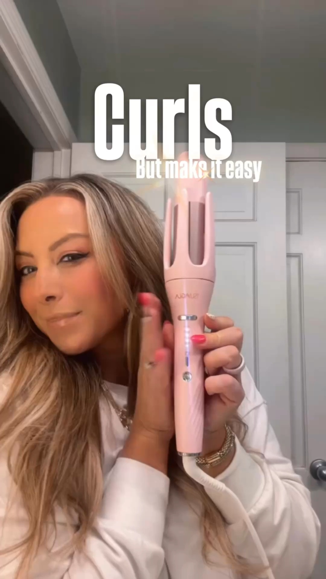 Just say CURL and I will send this magic to ya! This @tsuyagla_us curling iron has 3 different rod sizes and makes getting those perfect curls so easy! 
#hairtutorial #hairgoals #curlingiron #easyhairstyles

#LTKSaleAlert #LTKBeauty #LTKmorningroutine