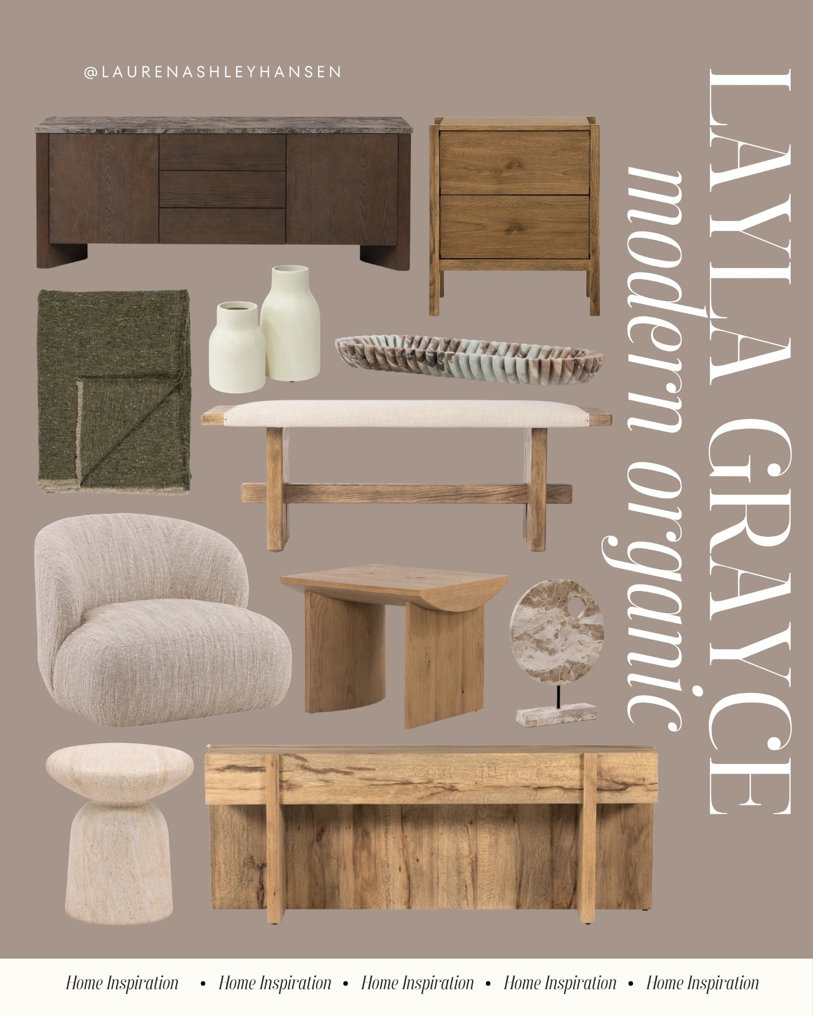 New modern organic finds at Layla Grayce! The pieces that are made to last with quality construction and materials, design forward elements, and comfort that’s timeless. 

#LTKHome