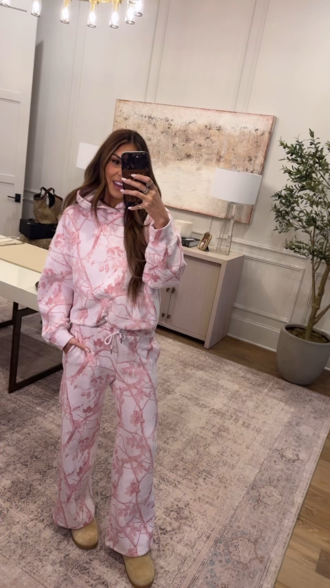 Size medium hoodie and small sweatpants 