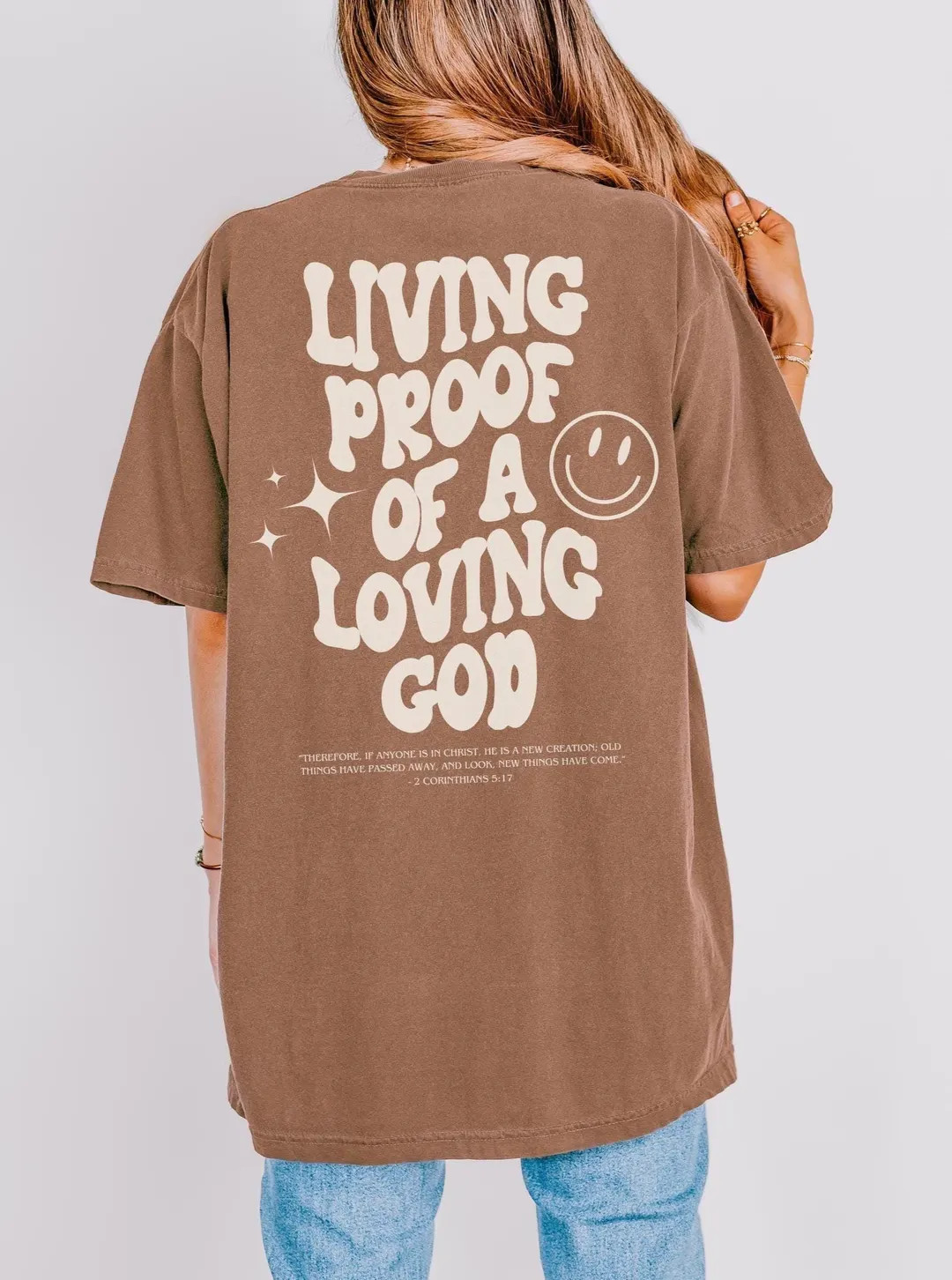 Living Proof of a Loving God Shirt, Retro Christian Shirt, Christianity Comfort Colors, Encouragi... | Etsy (US)