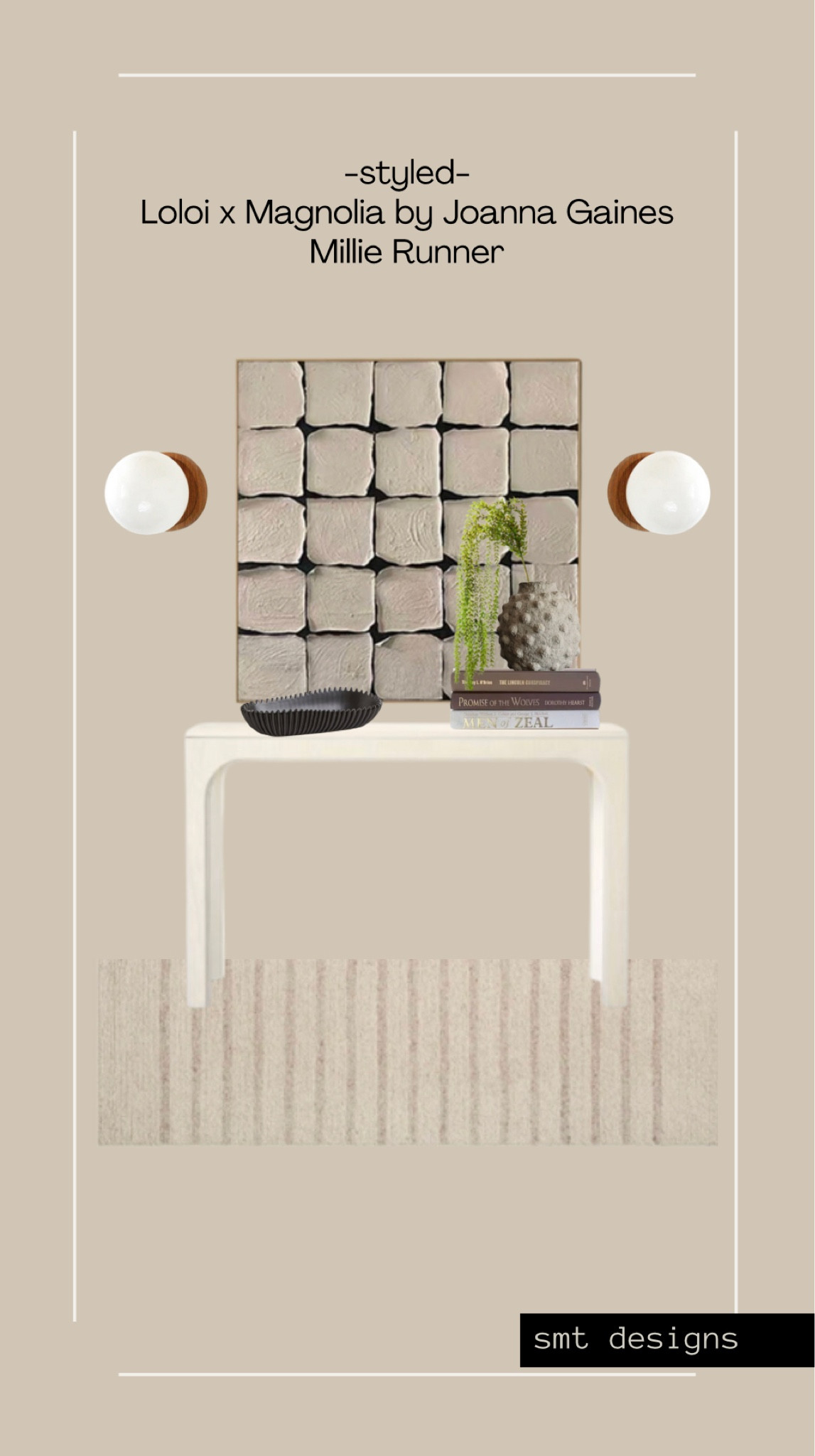 How I would style the new loloi x magnolia runner

Neutral decor, minimalist decor

#LTKFind #LTKstyletip #LTKhome