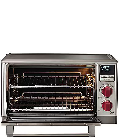 Wolf Gourmet Countertop Oven with Red Knobs - Stainless Steel | Dillard's