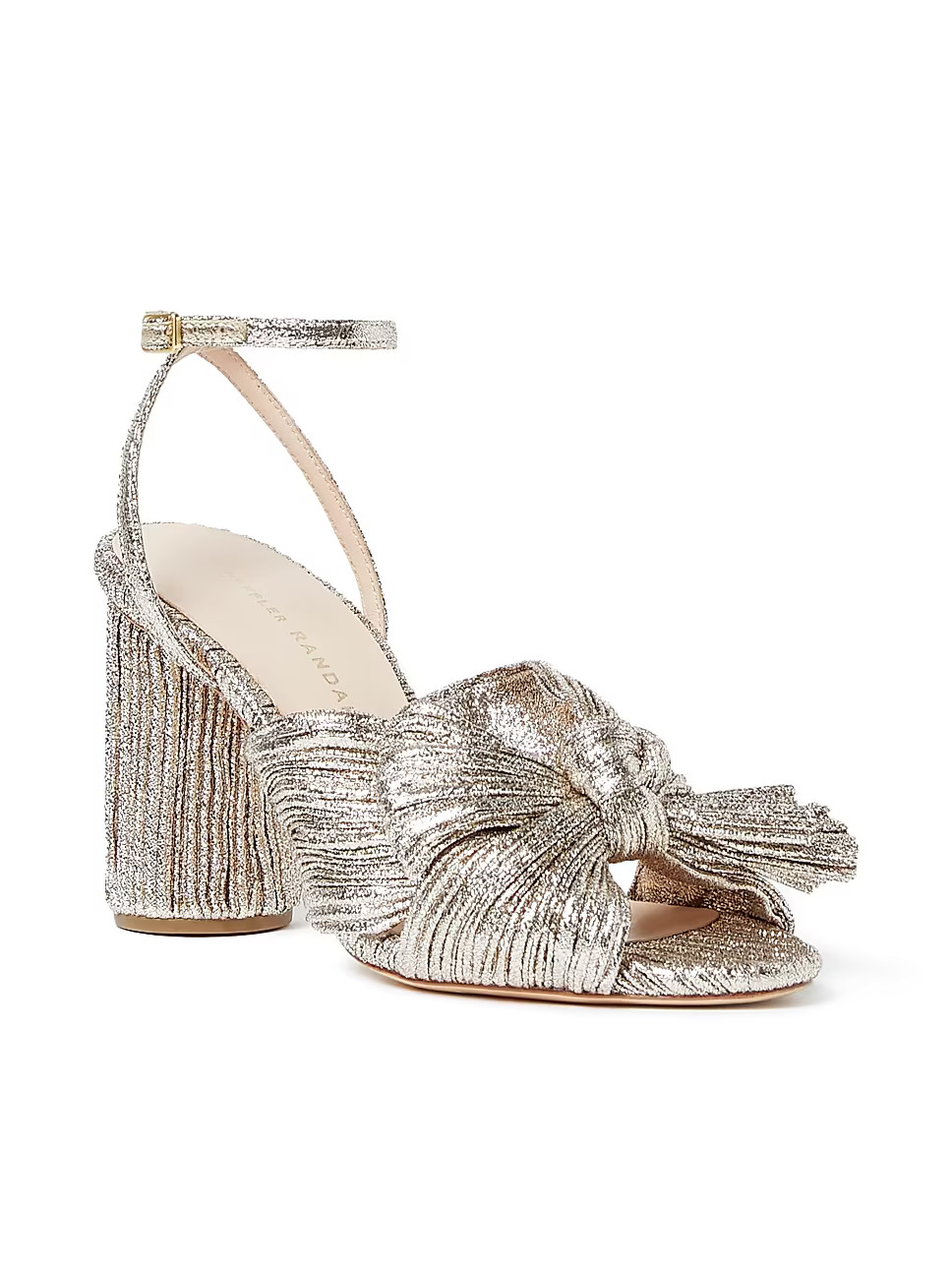Camellia Knotted Metallic Sandals | Saks Fifth Avenue