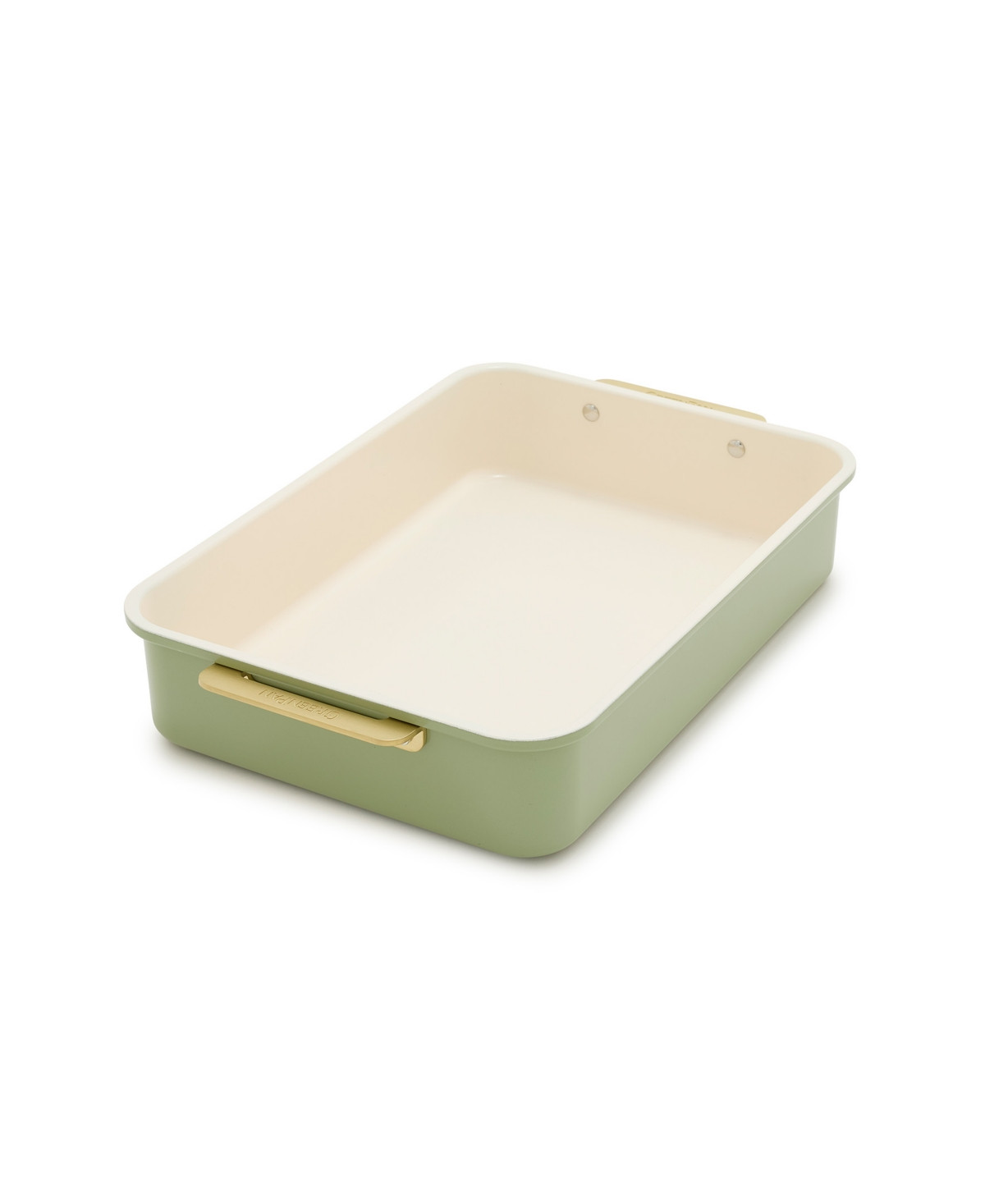 GreenPan Reserve Healthy Ceramic Nonstick Bakeware Rectangular Cake Pan - Sage | Macy's
