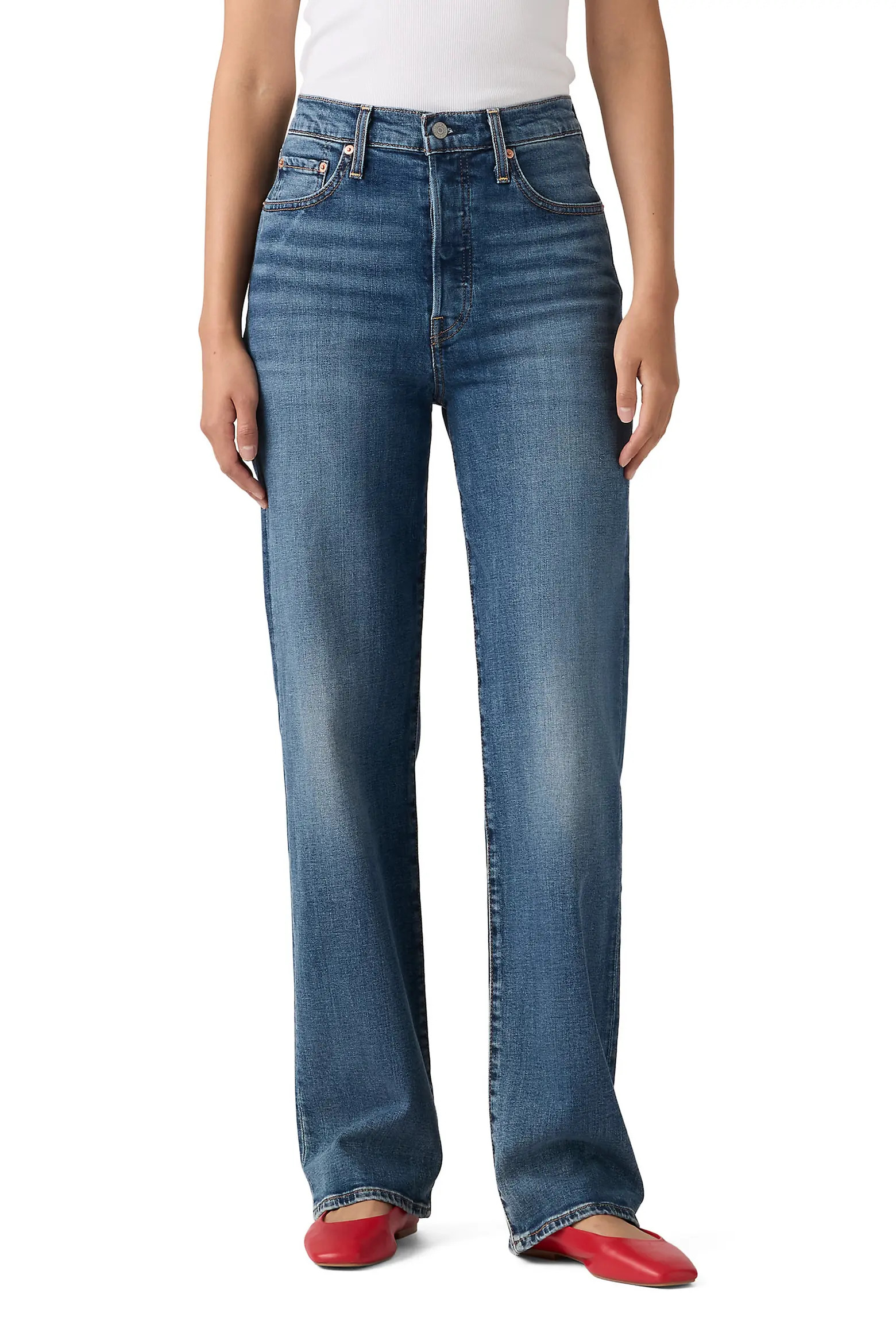 Levi's Ribcage High Waist Straight Leg Jeans (Women) | Nordstrom | Nordstrom
