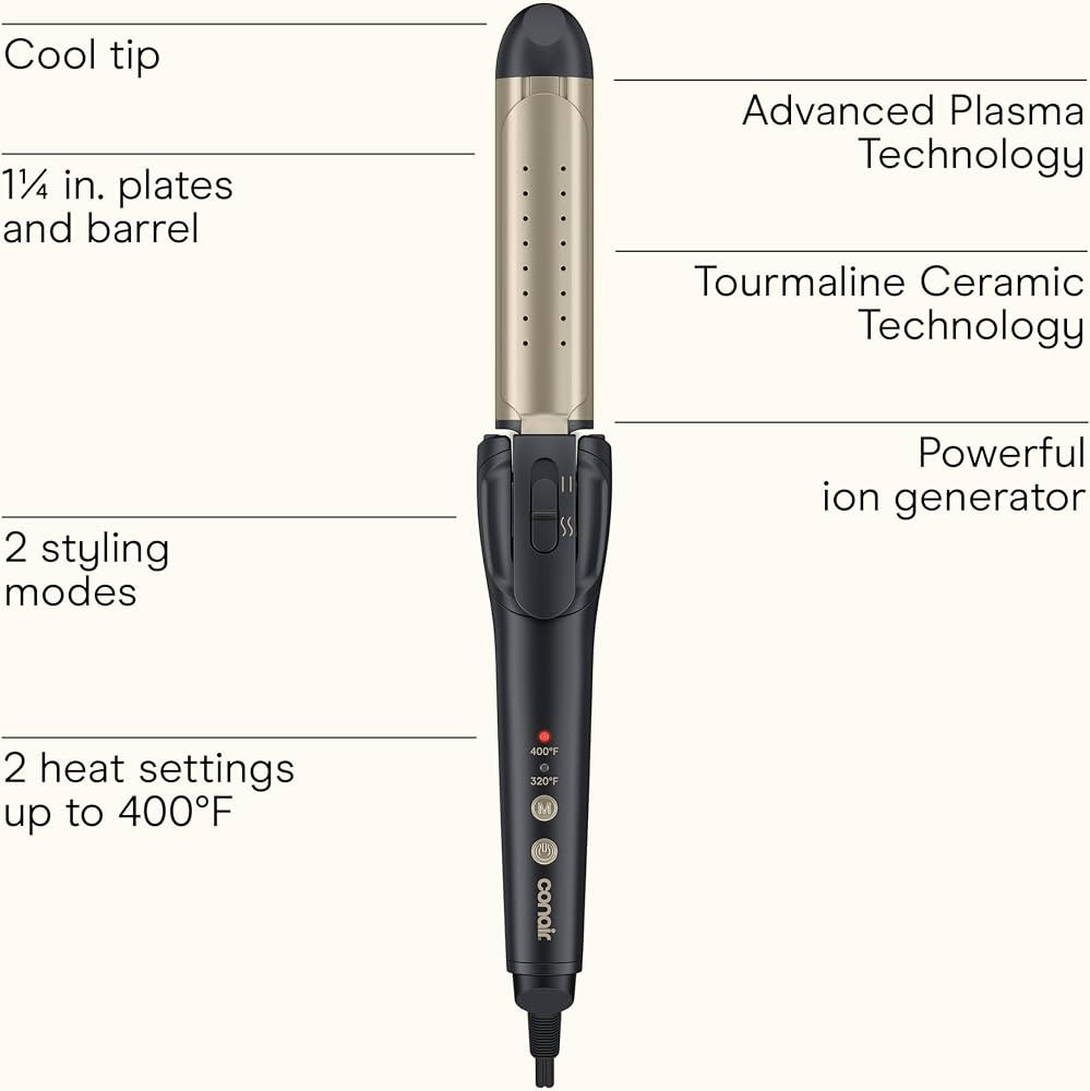 INFINITI PRO CONAIR 2-in-1 Styler, Travel Hair Flat Iron, Travel Curling Iron, Straighten & Curl,... | Amazon (US)