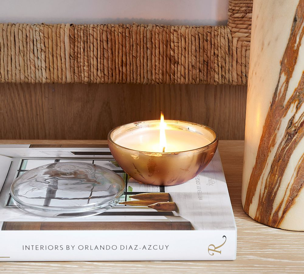 Copper Lidded Candle - Framboise & Tangerine | Pottery Barn (US)