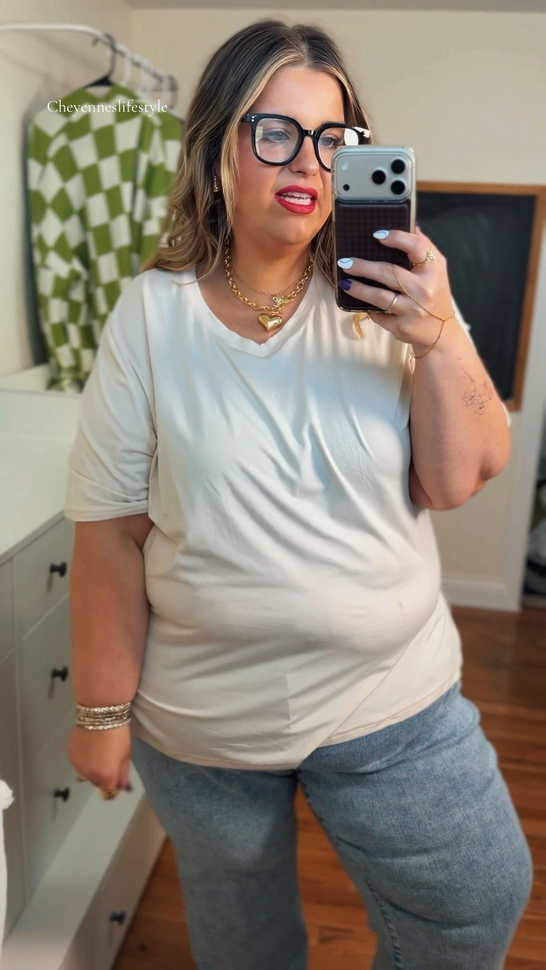 This plus size top covers your upper arms 

#LTKPlusSize