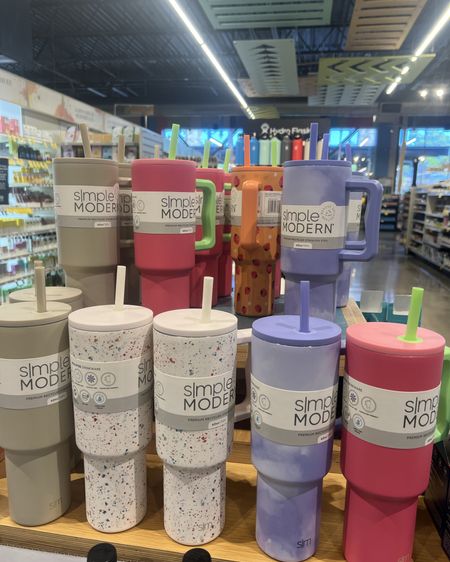 I like this 40oz cup 1000000 times more than my Stanley. I bought mine at Target, but snapped this photo the other day at Whole Foods they are selling them now too!!

#LTKfindsunder50