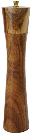 Pepper Grinder, 10Inch pepper mill Acacia Wood salt pepper grinder refillable with Adjustable Coa... | Amazon (US)