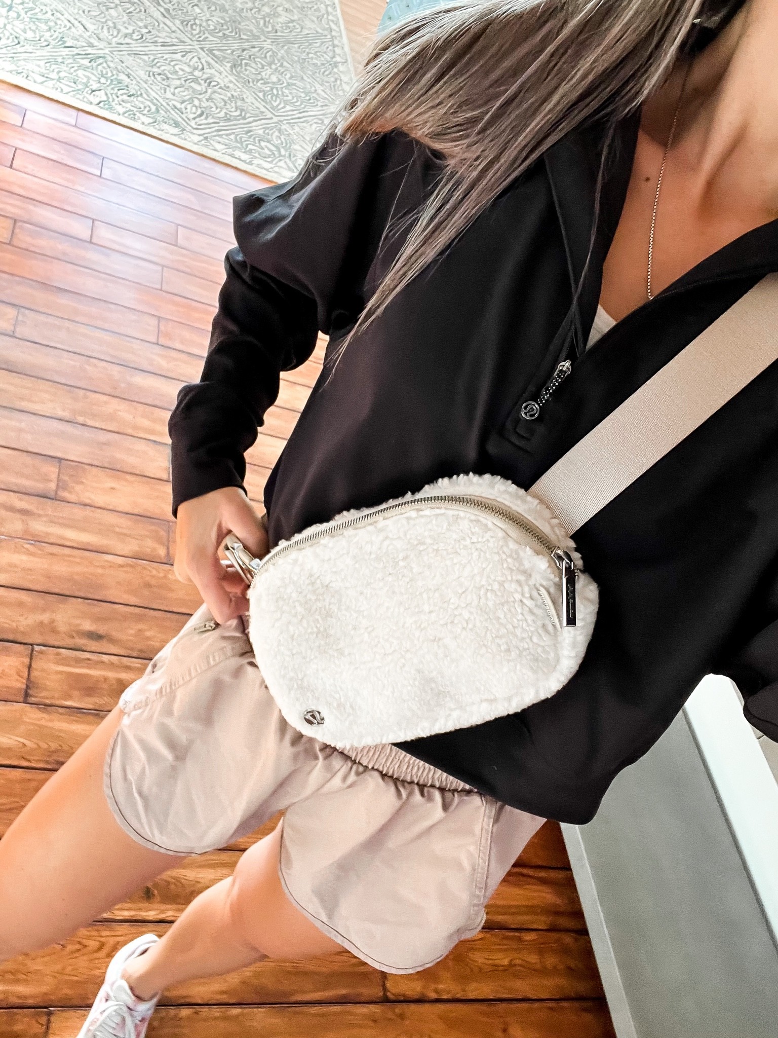 she’s here & she’s so cute! So glad I snagged one of these fleece belt bags when they restocked- currently sold out in this color but in stock in black 

#lululemon #beltbag #fleecebeltbag #lululemonbeltbag #amazonshorts #amazonfind #athleisure 

#LTKfit #LTKunder50 #LTKstyletip