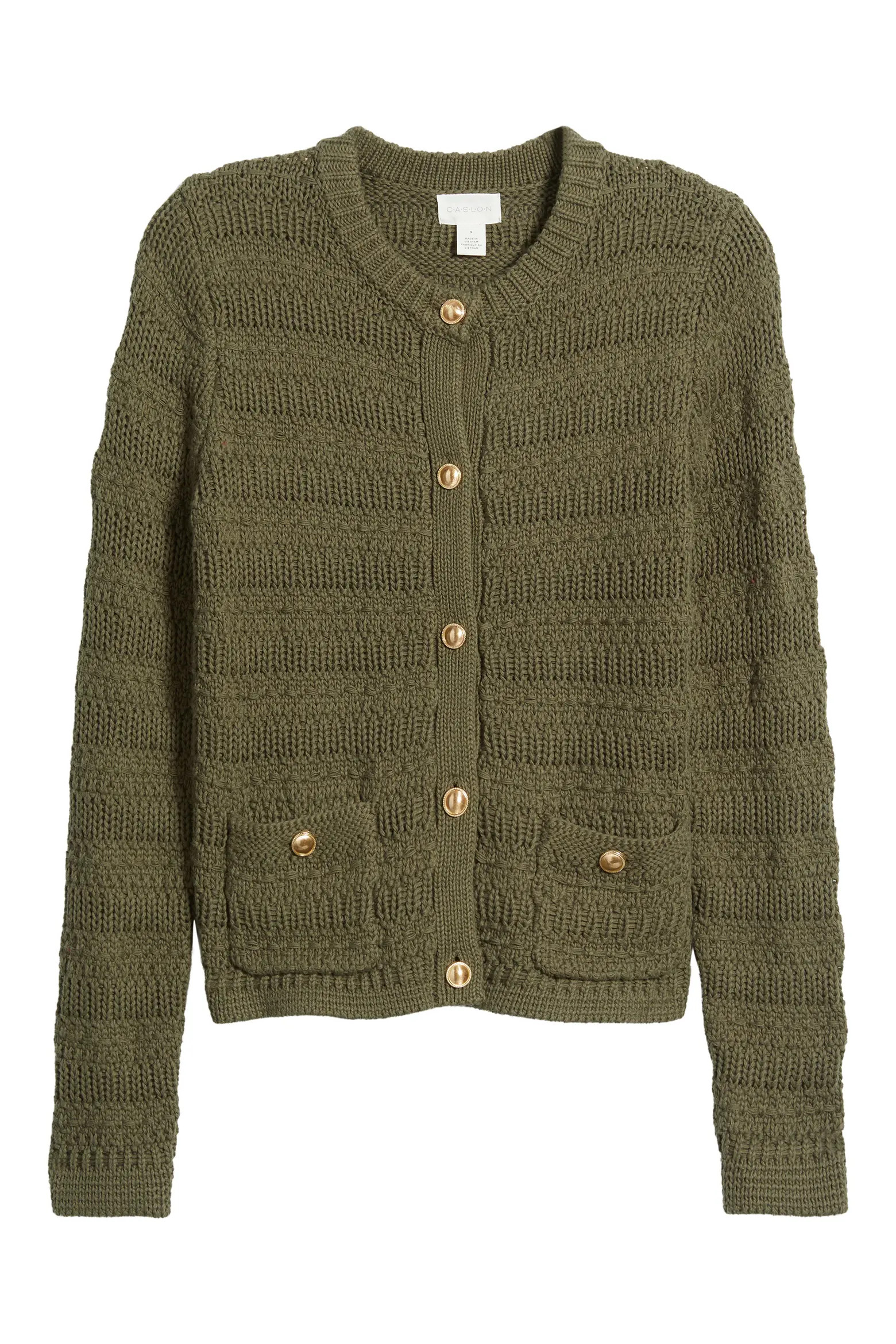 Textured Cotton Cardigan (Women) | Nordstrom | Nordstrom