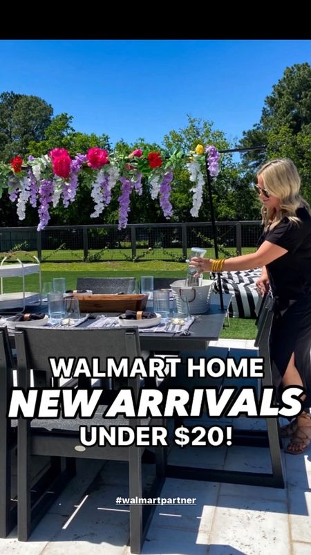 Walmart has so many new arrivals for indoor/outdoor entertaining! All of these are under $20! 

@walmart #walmartpartner #walmarthome outdoor furniture / patio furniture / outdoor dining / wine glass / serving tray / charcuterie / ice 

#LTKfamily #LTKhome #LTKfindsunder50