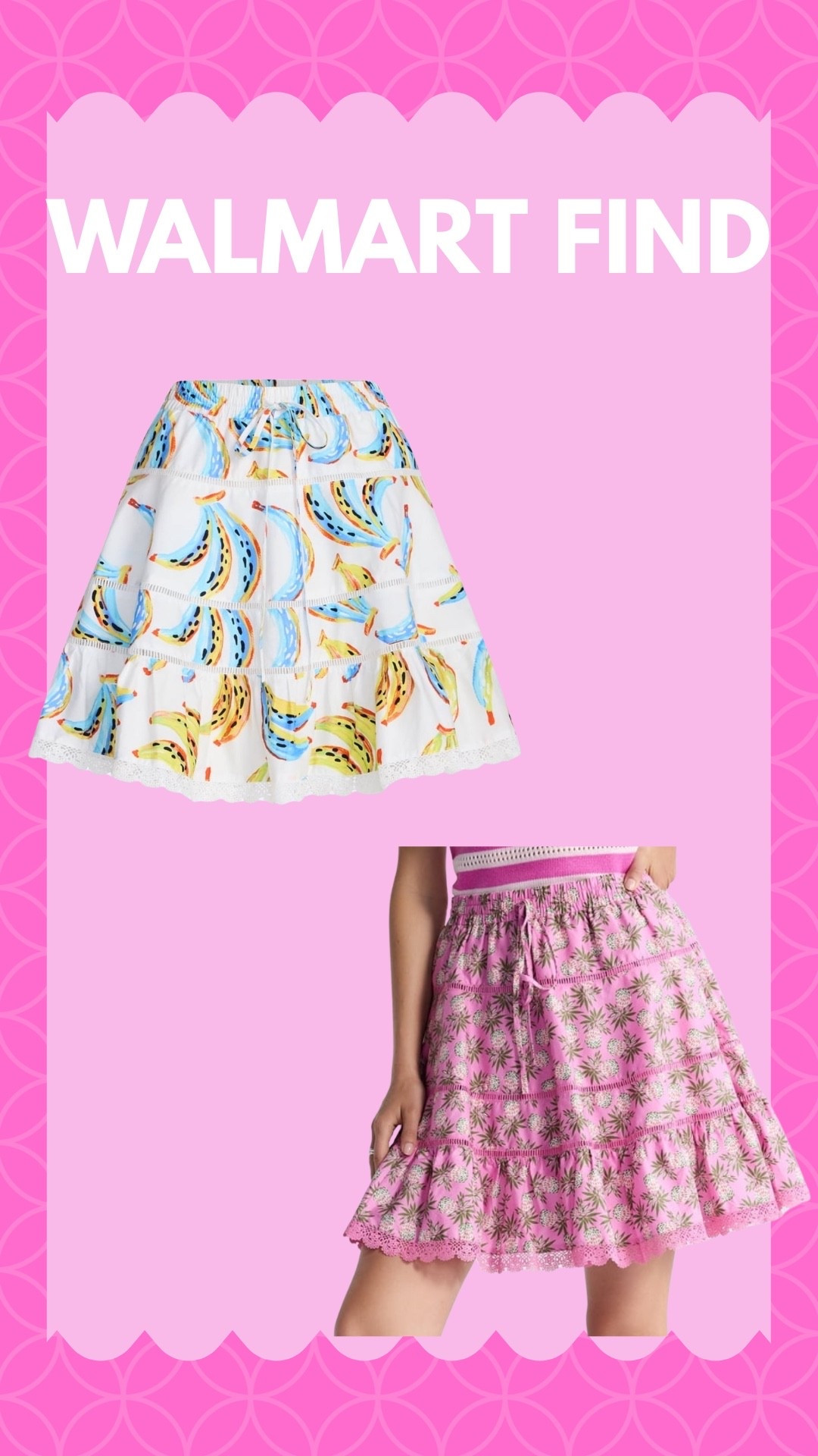Free Assembly Women's and Women's Plus Tiered Cotton Mini Skirt with Lace Trim, Sizes XS-4X.

#LTKootd #LTKgrwm #LTKvlog