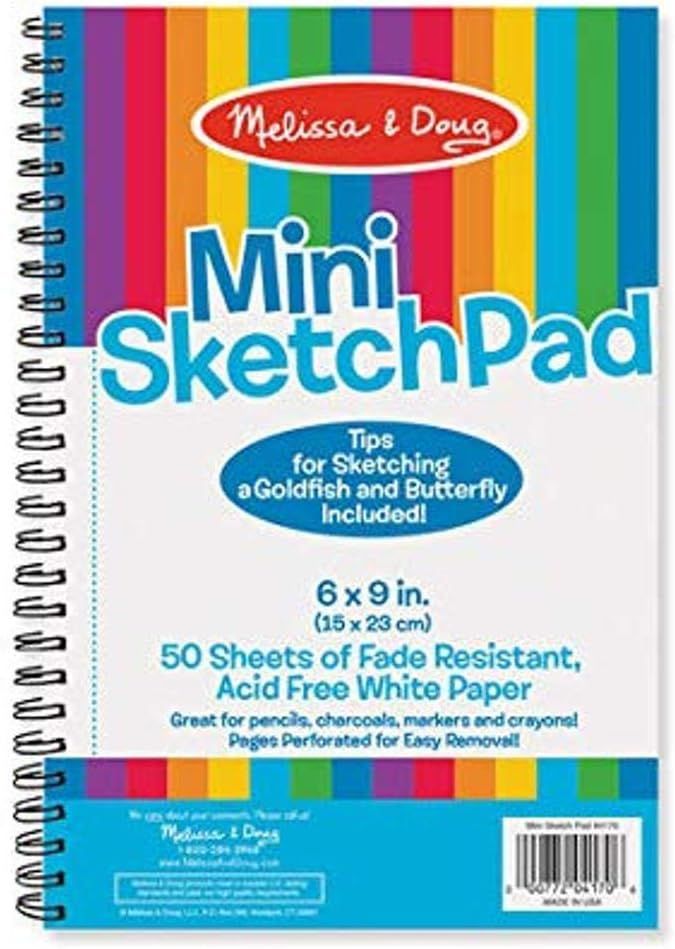 Melissa & Doug Mini-Sketch Pad (6"x9") | Amazon (US)